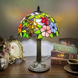 Bordslampa i Tiffany-Stil...
