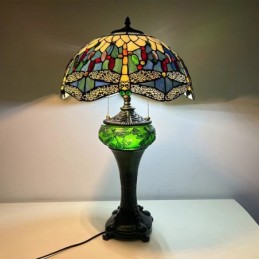 Bordslampa i Tiffany-Stil...