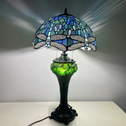 Bordslampa i Tiffany-Stil...