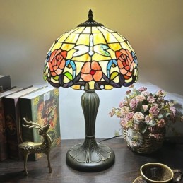 Bordslampa i Tiffany-Stil...