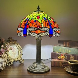Bordslampa i Tiffany-Stil...