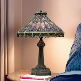 Bordslampa i Tiffany-Stil...