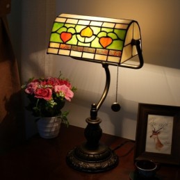 Bordslampa i Tiffany-Stil...
