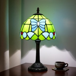 Bordslampa i Tiffany-Stil...