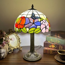 Bordslampa i Tiffany-Stil...