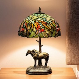 Bordslampa i Tiffany-Stil...