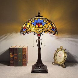 Bordslampa i Tiffany-Stil...