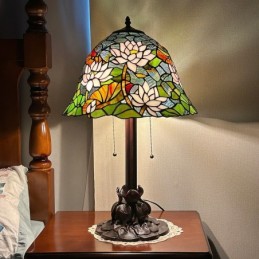 Bordslampa i Tiffany-Stil...