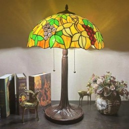 Bordslampa i Tiffany-Stil...