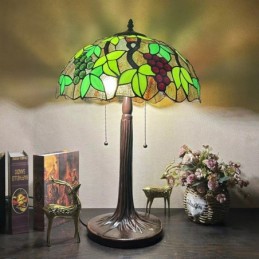 Bordslampa i Tiffany-Stil...