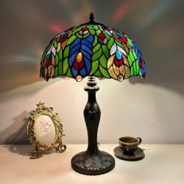 Bordslampa i Tiffany-Stil...