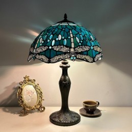 Bordslampa i Tiffany-Stil...