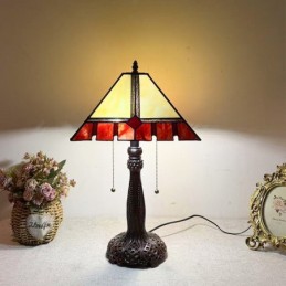 Bordslampa i Tiffany-Stil...