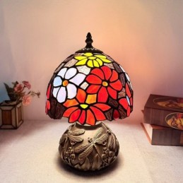 Bordslampa i Tiffany-Stil...