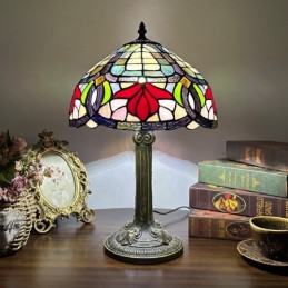 Bordslampa i Tiffany-Stil...