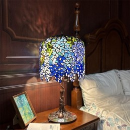 Bordslampa i Tiffany-Stil...