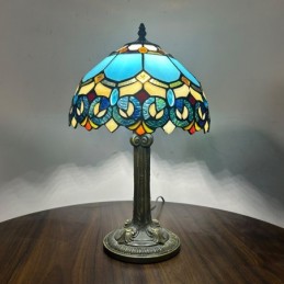Bordslampa i Tiffany-Stil...