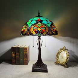 Bordslampa i Tiffany-Stil...