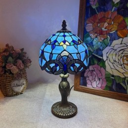 Bordslampa i Tiffany-Stil...