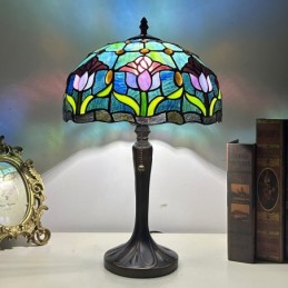 Bordslampa i Tiffany-Stil...