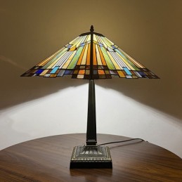 Bordslampa i Tiffany-Stil...