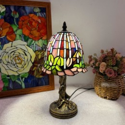 Bordslampa i Tiffany-Stil...