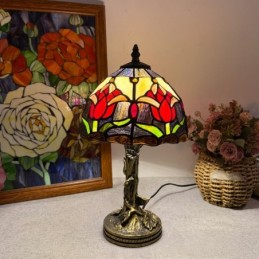 Bordslampa i Tiffany-Stil...