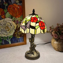 Bordslampa i Tiffany-Stil...
