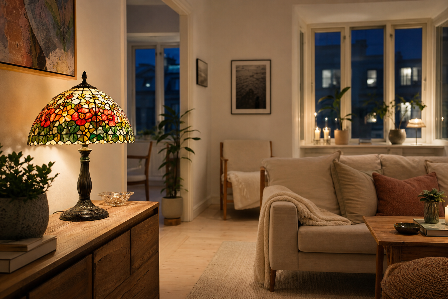 Så väljer du rätt Tiffany-lampa till ditt svenska hem