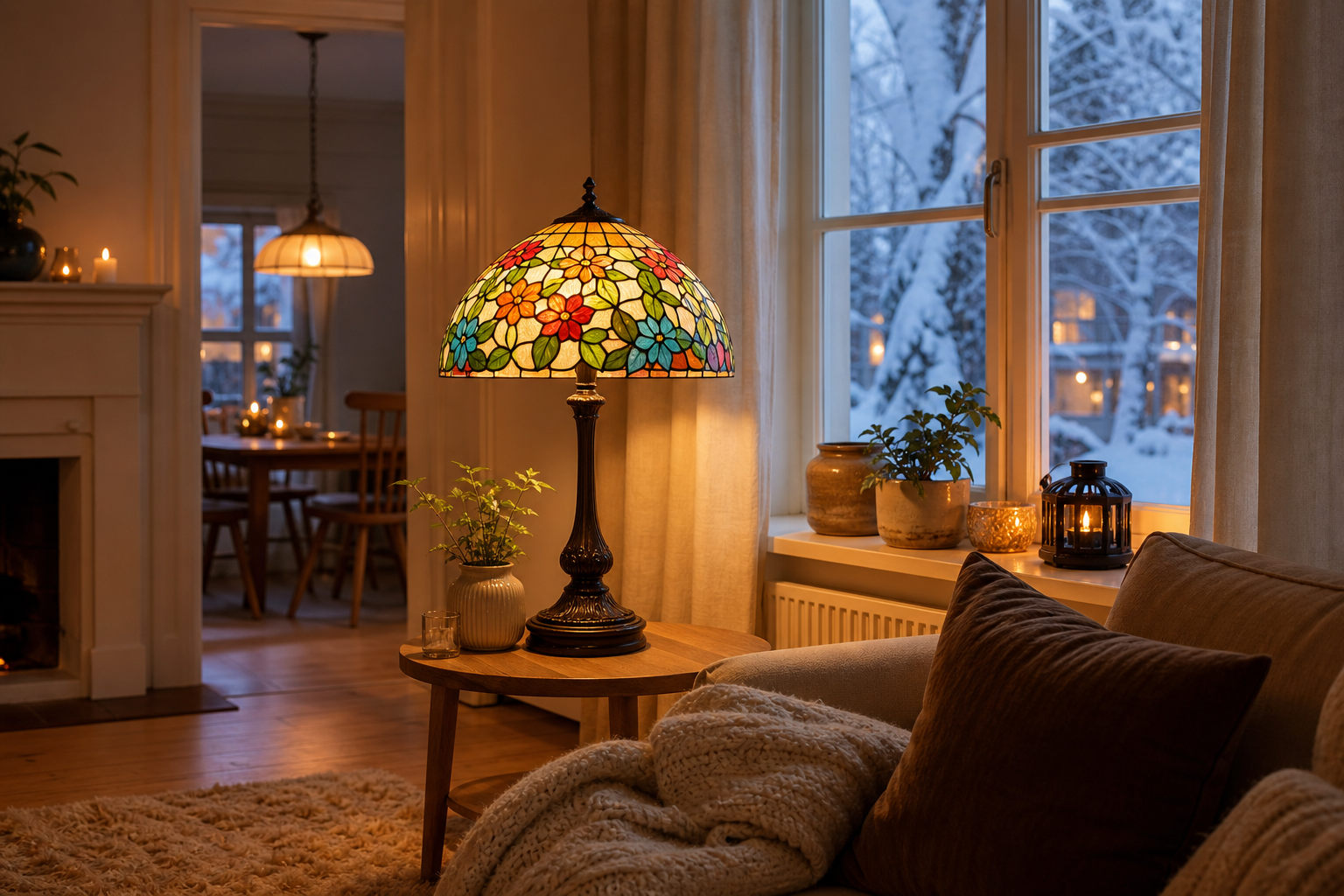 Så väljer du Tiffany-lampor till svenska hem – stil, råd och inspiration