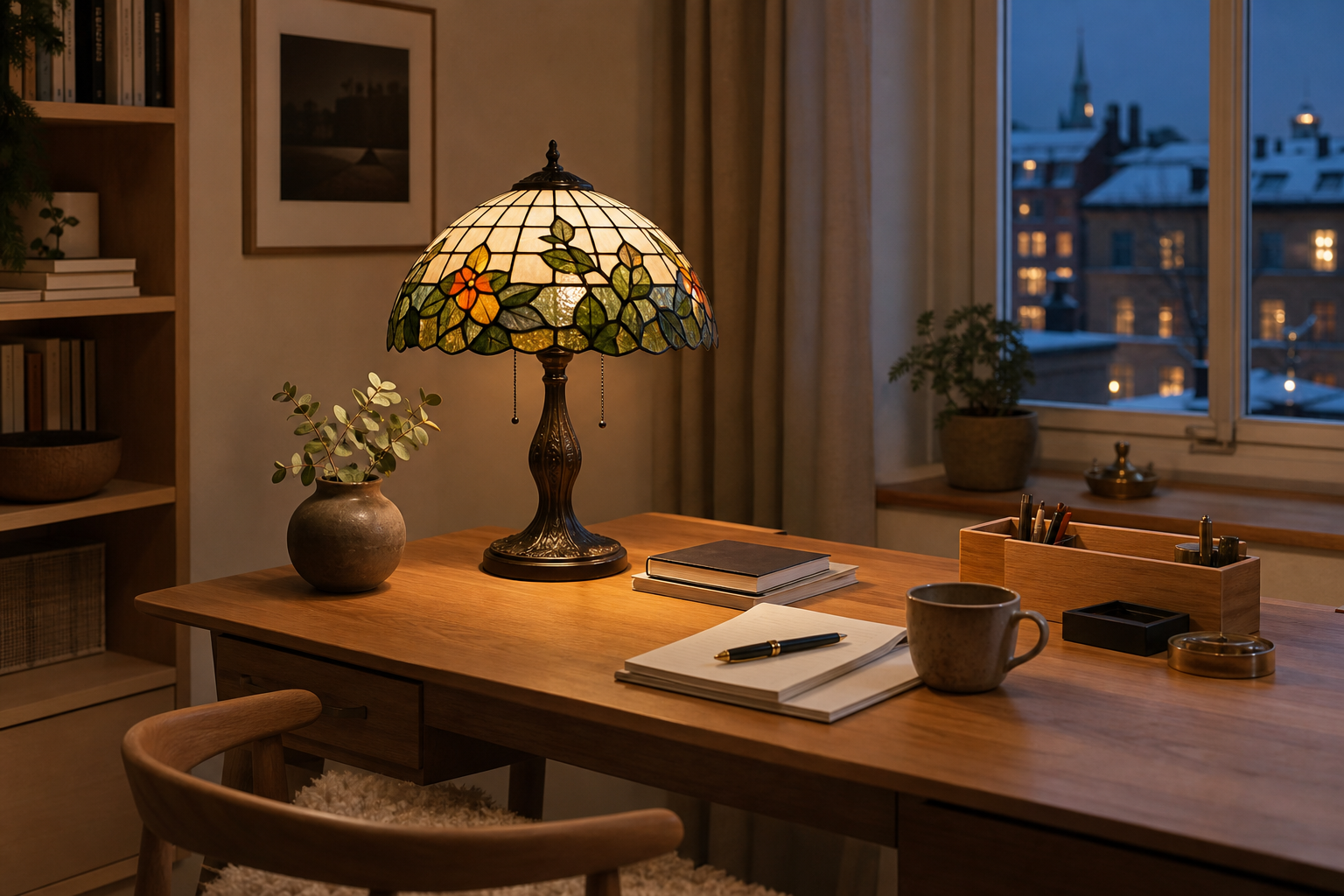 Så väljer du rätt Tiffany skrivbordslampa till ditt hem