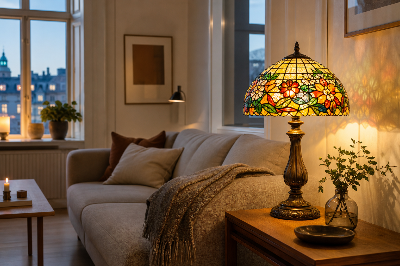 Tiffany stil lampor – Förvandla ditt hem med färgat glas och tidlös charm