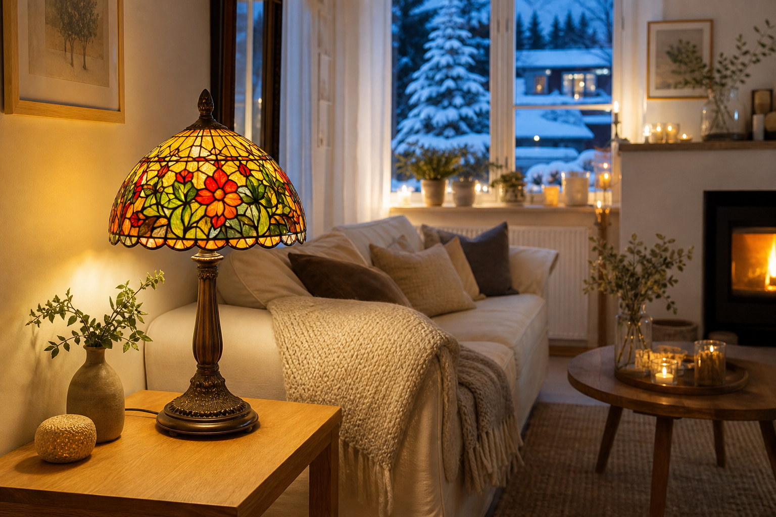 Så väljer du rätt Tiffany-lampa för ditt svenska hem