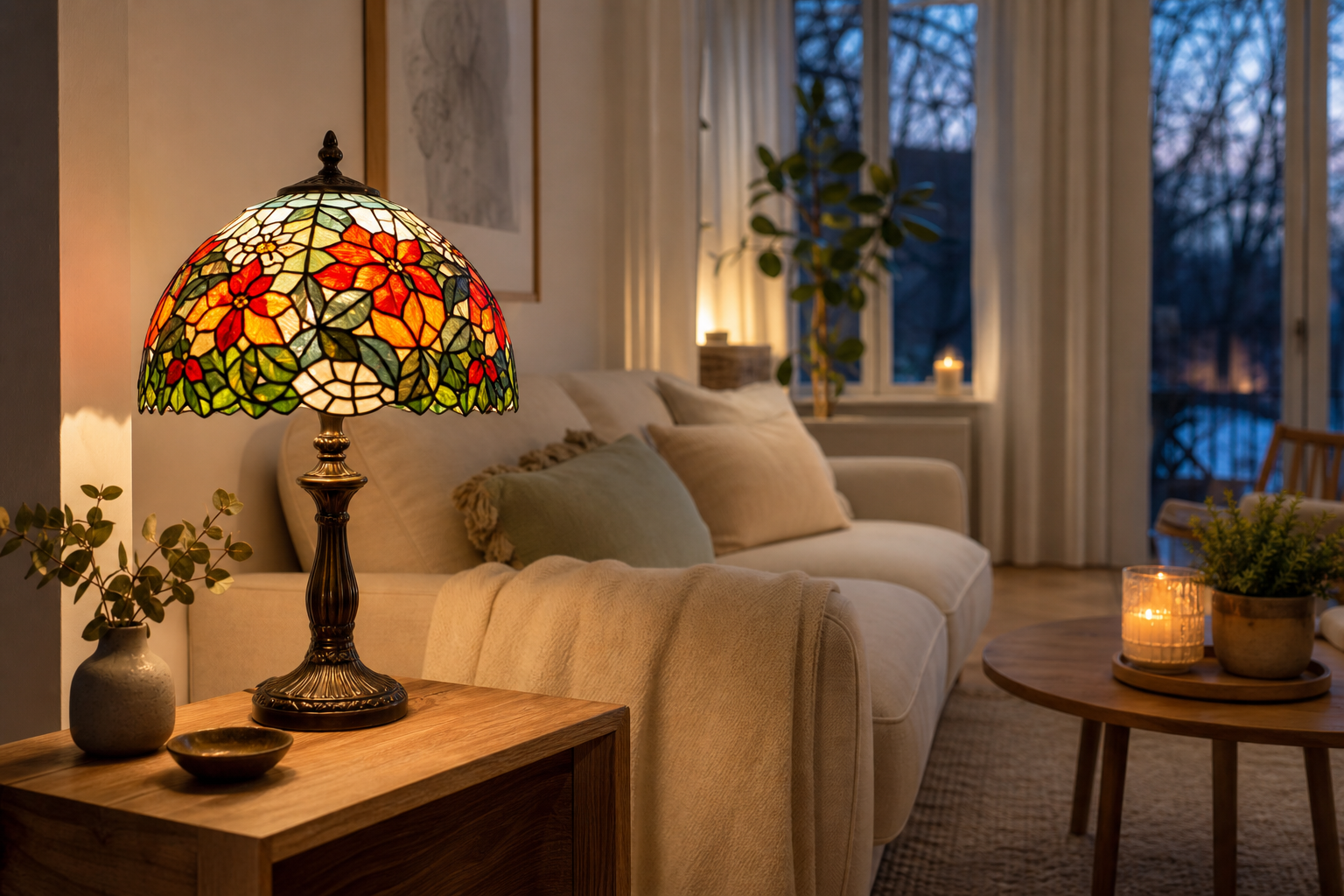 Så väljer du rätt målat glas bordslampa till ditt svenska hem