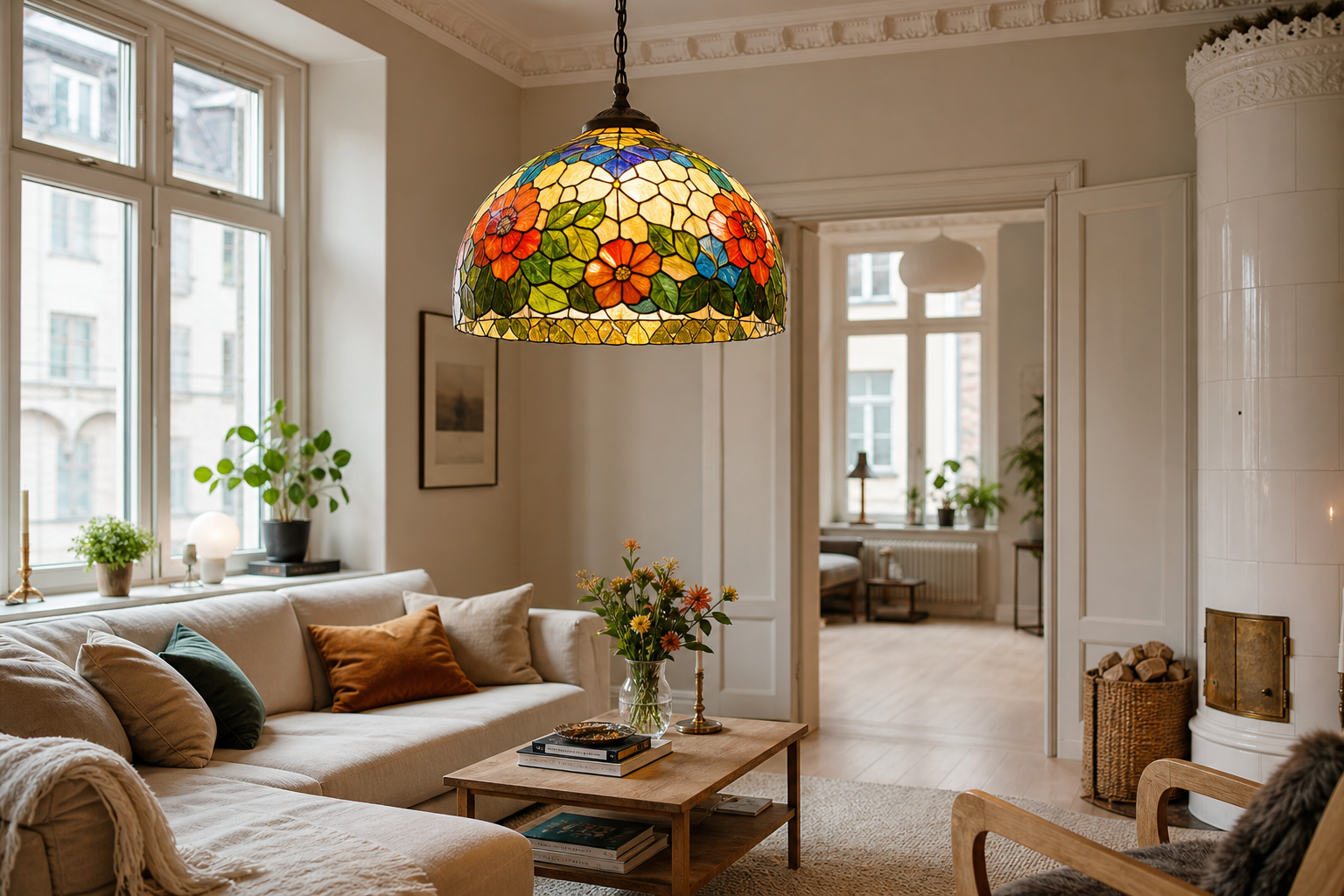 Inspirerande idéer för Tiffany taklampor i svenska hem