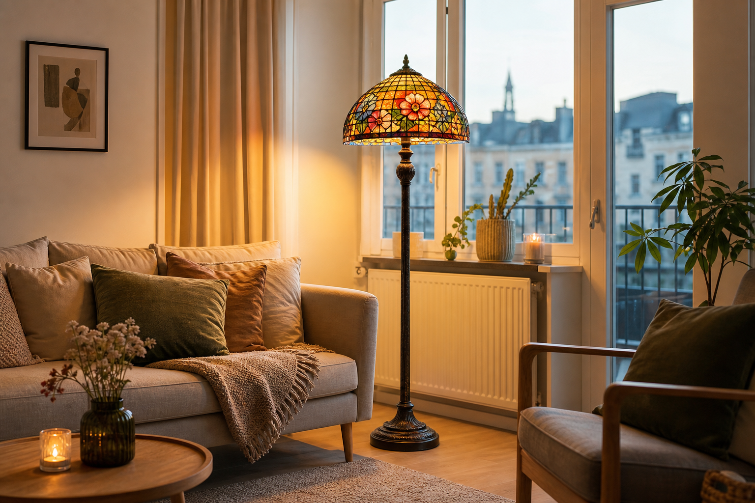 Så förvandlar du hemmet med målat glas golvlampa – Inspiration och tips för svenska rum